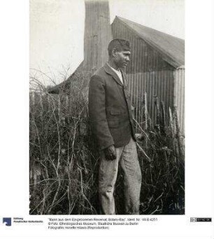 "Mann aus dem Eingeborenen Reservat, Botany-Bay"