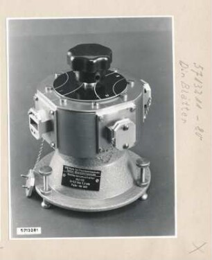 Hohlleiterumschalter HU/X2, Foto 1957