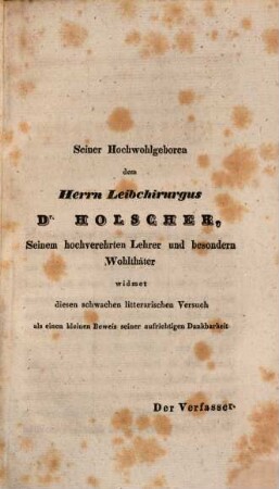 Inaugural-Abhandlung über einen im Hannoverschen mit Ergotismus vorgekommenen Krankheitsfall