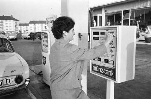Tank-Automaten an Karlsruher Tankstellen.