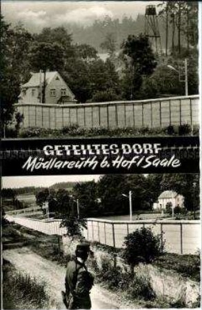 Die Grenzmauer in Mödlareuth