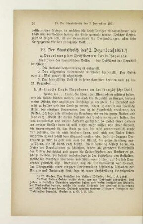 19. Der Staatsstreich des 2. Dezembers 1851