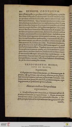 Xenophontis hiero, sive de regno