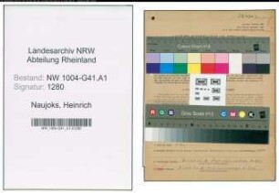 Entnazifizierung Heinrich Naujoks , geb. 11.08.1902 (Polizeibeamter)