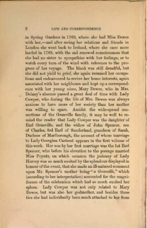The autobiography and correspondence of Mary Granville, Mrs. Delany : with interesting reminiscences of King George the Third and Queen Charlotte, 2,1