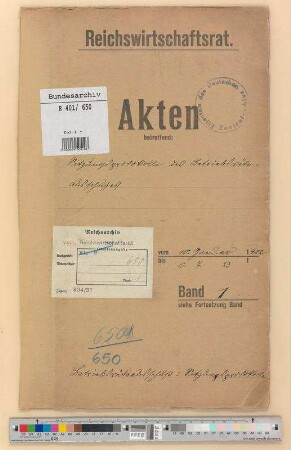 Betriebsräte-Ausschuss.- Sitzungsprotokolle