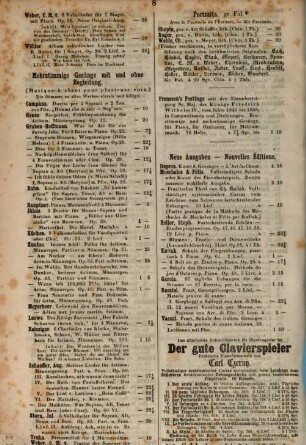 Musikalien-Verlags-Catalog der Schlesinger'schen Buch- & Musikhandlung in Berlin (34. Unter den Linden). [3], Neue Musikalien erschienen 1855 bis Januar 1858 : [Nachtrag]