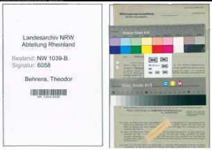 Entnazifizierung Theodor Behrens , geb. 00.00.0000 (Beamter)