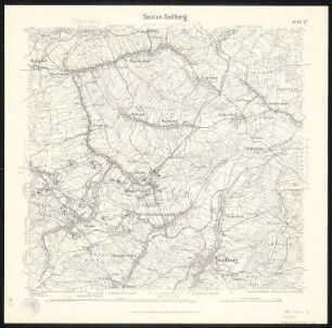 Äquidistantenkarte 113 : Section Stollberg, 1909 : Section Stollberg. - 1:25000. - Leipzig: Giesecke & Devrient, 1909. - 1 Kt.