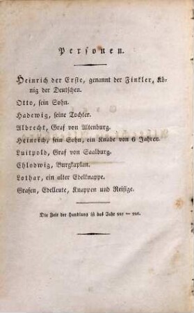 Dramatische Blüthen