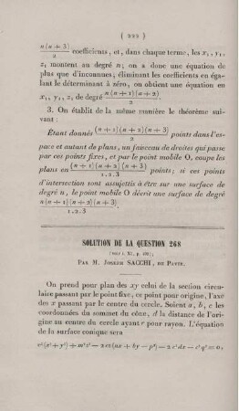 Solution de la question 268.