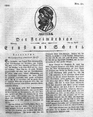 Nro. 81., Montag den 23. April