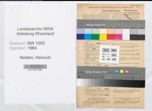 Entnazifizierung Heinrich Nolden, geb. 19.06.1912 (Ingenieur)