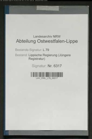 Mitwirkung der Zivilbehörden bei Ausübung der militärischen Kontrolle (Allgemeines)