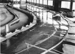 Hydraulisches Modell "Rhein Bingerloch"