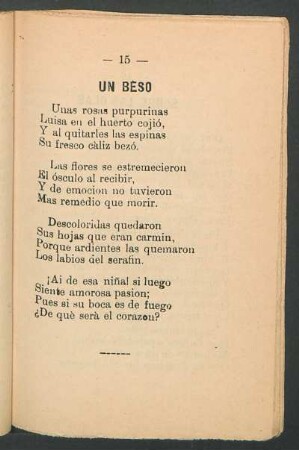 Un beso