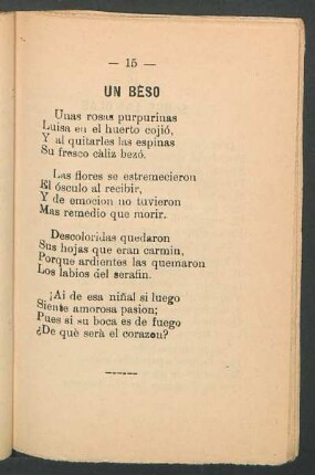 Un beso