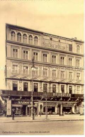 Ansicht des Café "Kranzler"