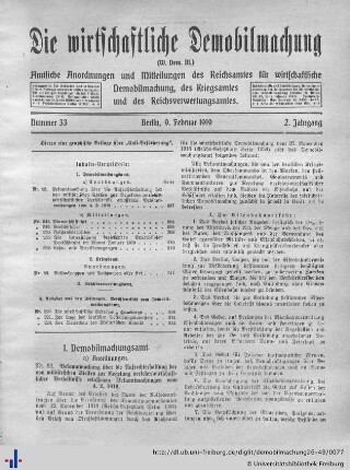 Nr. 33, 9. Februar 1919