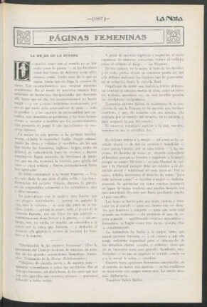Páginas femeninas