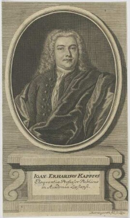 Bildnis des Ioan. Erhardvs Kappivs