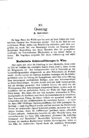Gesang