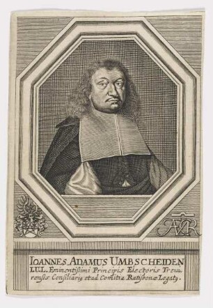 Bildnis des Ioannes Adamus Umbscheiden