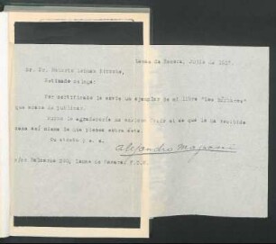 [Dedicatoria con firma del autor]