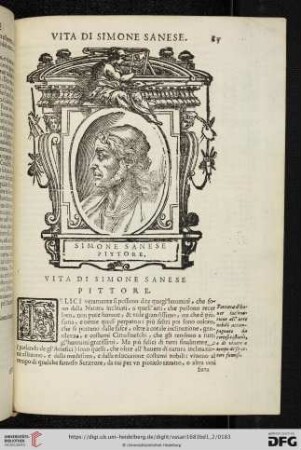 Vita di Simone Sanese Pittore