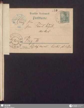 [dopisnica wot: Mikławš Andricki, 23.01.1901 (?)]