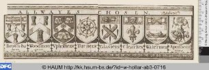 Wappen mehrerer Zünfte von London