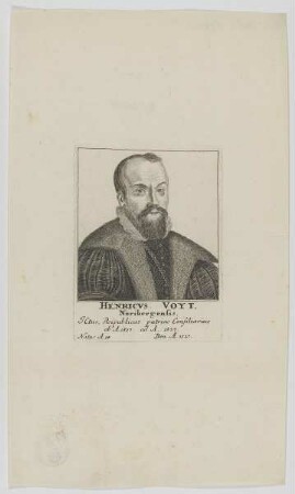Bildnis des Henricvs Voyt