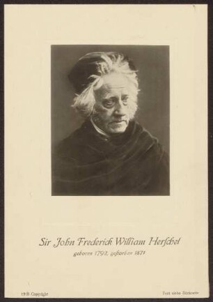 Herschel, John F. W.