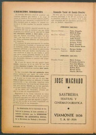 Renovación parcial del consejo directivo