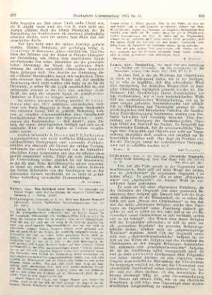 258-261 [Rezension] Lüdemann, Hermann, Christliche Dogmatik. 1. Band: Grundlegung