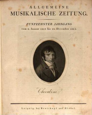Allgemeine musikalische Zeitung. 15, 15. 1813