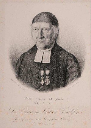 Bildnis von Christian Friedrich Callisen (1777-1861)