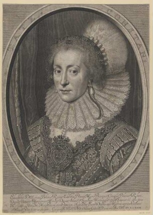 Bildnis der Elisabetha Bohemia Regina