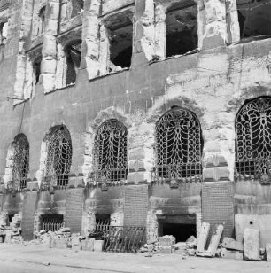 Dresden. Ruine der Landständischen Bank