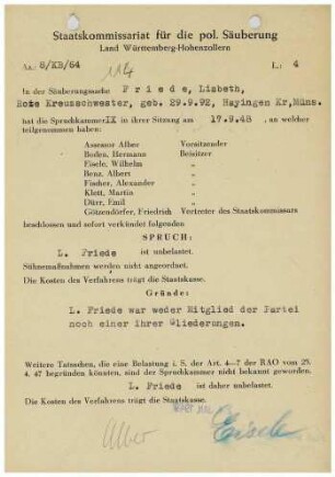 Friede, Liesbeth