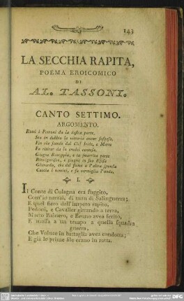 Canto Settimo