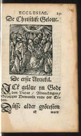 De Christlike Gelove.