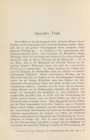 Specieller Theil