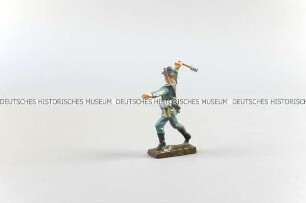 Massefigur: Französischer Handgranatenwerfer, stürmend, werfend
