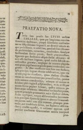 Praefatio nova.