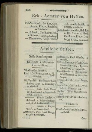 Erb-Aemter von Hessen