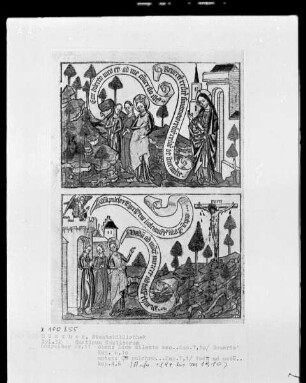 Canticum Canticorum (Allegorische Übertragung des Hohenliedes) — Zwei Szenen aus dem Hohelied, Folio 6 verso