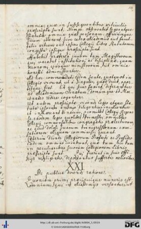 [fol. 10] De publica docendi ratione