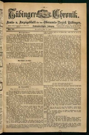 12. Juni (Nro. 135) - 17. Juni (Nro. 139)