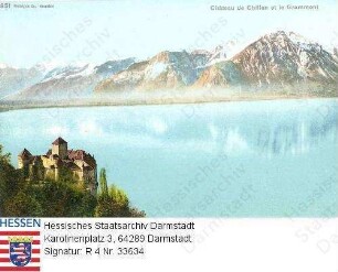 Schweiz, Schloss Chillon und Grammont